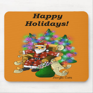 Happy Holidays Weihnachten Weihnachten Weihnachten Mousepad