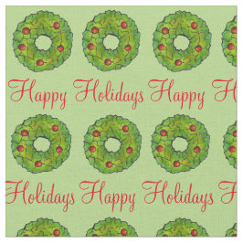 Happy Holidays Weihnachten Weihnachten Weihnachten Stoff