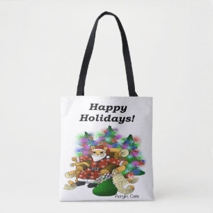 Happy Holidays Weihnachten Weihnachten Weihnachten Tasche