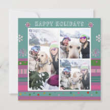 Happy Holidays Weihnachten Winterschnee Ski 3 Foto