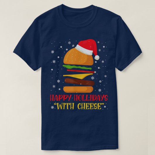 Happy Holidays Weihnachts-Bugger-Tag Weihnachtssch T-Shirt (Design vorne)