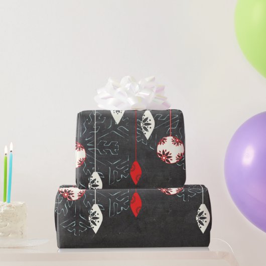 Happy Holidays Weihnachts-Weihnachtswrapping Papie Geschenkpapier (Partygeschenke)