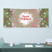 Happy Holidays Weihnachtsbanner Banner (Messe)