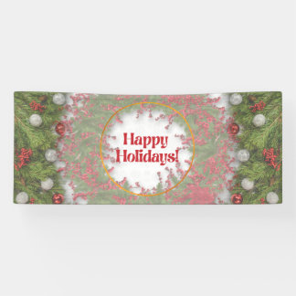 Happy Holidays Weihnachtsbanner Banner