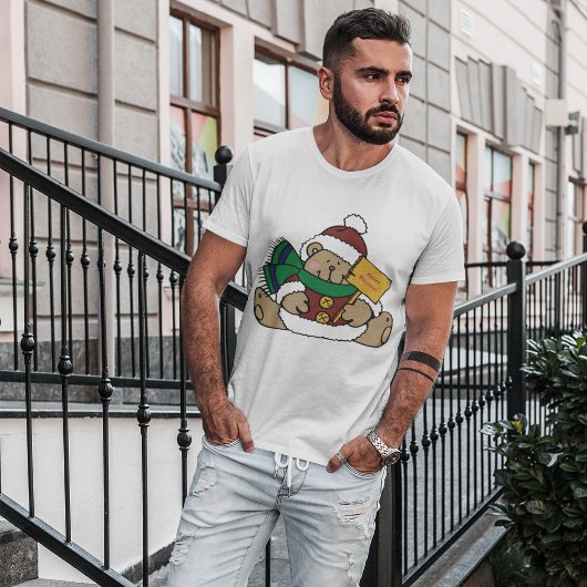 Happy Holidays Weihnachtsbär T-Shirt