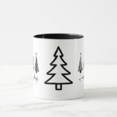 Happy Holidays Weihnachtsbaum Tasse (Zentrum)