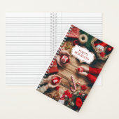 Happy Holidays Weihnachtsfeiertag Notizblock (Innen)