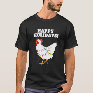 Happy Holidays Weihnachtsgebäck Hähnchen Tangled L T-Shirt
