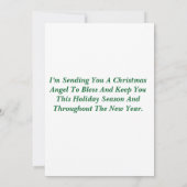 Happy Holidays Weihnachtskarte Einladung (Rückseite)