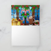 Happy Holidays Weihnachtskarte Feiertagskarte (Innenseite)