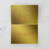 Happy Holidays Weihnachtskarte Feiertagskarte (Innenseite)