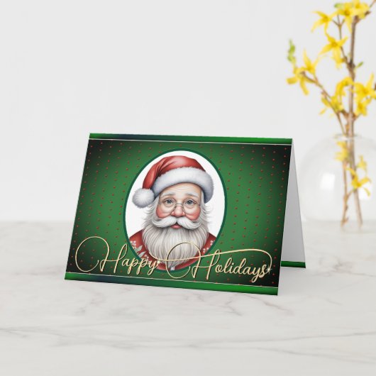 Happy Holidays Weihnachtskarte Karte (Gelbe Blume)