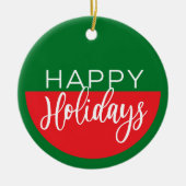 Happy Holidays - Weihnachtsschmuck (Vorne)