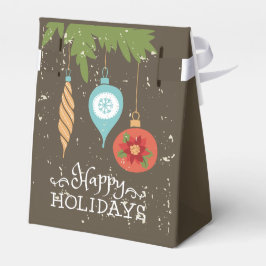 Happy Holidays Weihnachtsschmuck Dekorative Geschenkschachtel