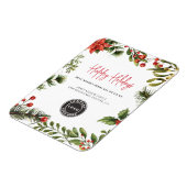 Happy Holidays Weihnachtswünsche für Business-Logo Magnet (Linke Seite)