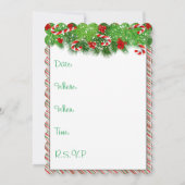 Happy Holidays Welsh Corgi Cartoon Einladung (Rückseite)