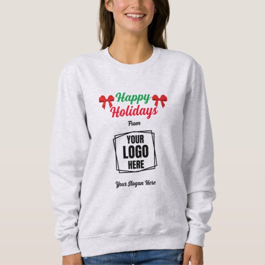 Happy Holidays Werbeaktion Weihnachtsgeschenk Sweatshirt (Vorderseite)