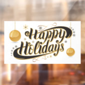 Happy Holidays Window Cloning Fensteraufkleber (Blatt 2)