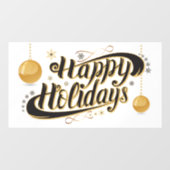 Happy Holidays Window Cloning Fensteraufkleber (Blatt)