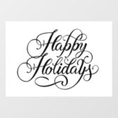 Happy Holidays Window Cloning Fensteraufkleber (Blatt)