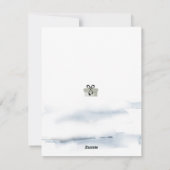 Happy Holidays Winter Geschenkkarte Feiertagskarte (Rückseite)