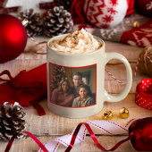 Happy Holidays Winter Lanterns Custom Foto Kaffeetasse