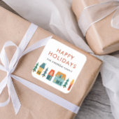 Happy Holidays Winter Stickers