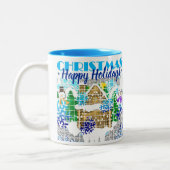 HAPPY HOLIDAYS | WINTER WONDERLAND | Advent | Zweifarbige Tasse (Links)