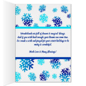 HAPPY HOLIDAYS | WINTER WONDERLAND DREAMS | Karte (Innen (Rechts))