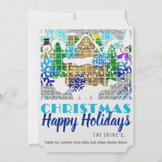 HAPPY HOLIDAYS | WINTER WONDERLAND DREAMS | Ver.2 Feiertagskarte
