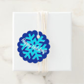 HAPPY HOLIDAYS | WINTER WONDERLAND | Schneeflocke  Geschenkanhänger (Beispiel)