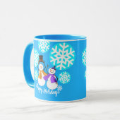 HAPPY HOLIDAYS | Winterfreunde | Tasse (Vorderseite Links)