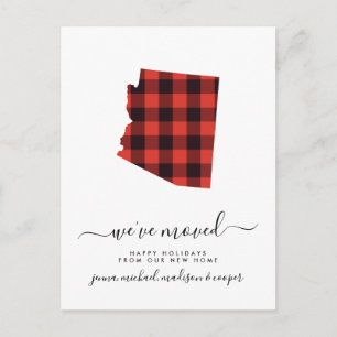 Happy Holidays   Wir haben uns bewegt   Arizona Postkarte