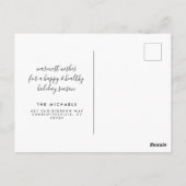 Happy Holidays | Wir haben uns bewegt | Texas Postkarte (Rückseite)