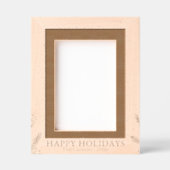 Happy Holidays Wooden Geätzte Rahmen (Vorderseite)