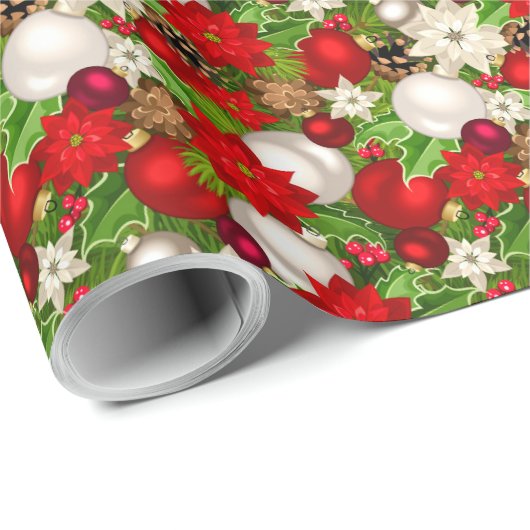 Happy Holidays Wrapping Paper Geschenkpapier (Rolleneckpunkt)