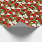 Happy Holidays Wrapping Paper Geschenkpapier (Ecke)