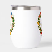 Happy Holidays Wreath Christmas Lights and Holly (Rechts)