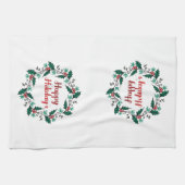 Happy Holiday's Wreath Kitchen Towels Geschirrtuch (Horizontal)