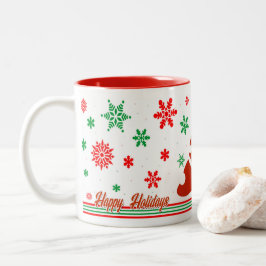 Happy Holidays X Mas Tree Tasse