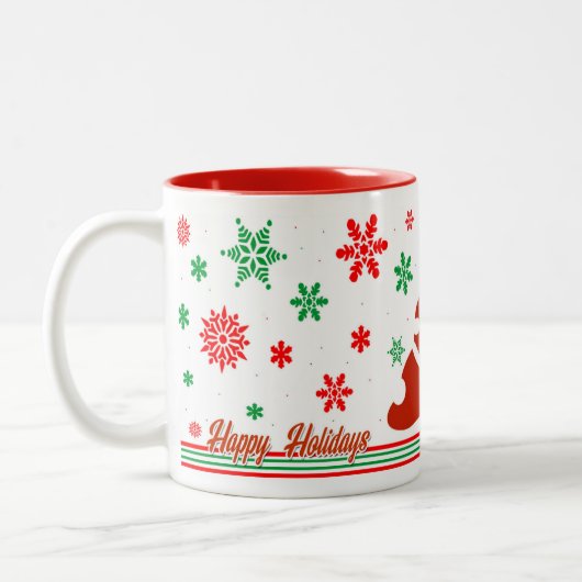 Happy Holidays X Mas Tree Tasse (Links)