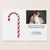 Happy Holidays Y'all, Funny Christmas Design, ZSG Folienkarte (Innenseite)