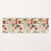 Happy Holidays Yogamatte (Vorderseite (Horizontal))