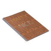 Happy Holidays Zebra Kunstdruckerei Notizblock (Rechte Seite)