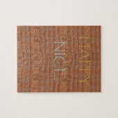 Happy Holidays Zebra Kunstdruckerei Puzzle (Horizontal)