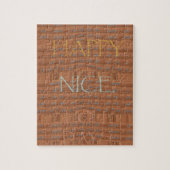 Happy Holidays Zebra Kunstdruckerei Puzzle (Vertikal)