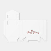 Happy Holidays-Zent mit Ribbon-Bevorzugung Box Geschenkschachtel (Ungefaltet)