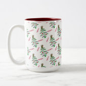 Happy Holidays Zweifarbige Tasse (Links)