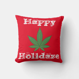 Happy Holidaze Weihnachtsfeiertage Dekoration Kissen