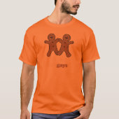 Happy Holigays Gingerbrot T-Shirt (Vorderseite)